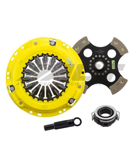 Toyota MR-2 2.0L Turbo (3SGTE) 91-95 HD/ Race Rigid 4 pad ACT Clutch Kit Torque Capacity 500ft/lbs Toyota MR-2 2.0L Turbo (3SGTE) 91-95 HD/ Race Rigid 4 pad ACT Clutch Kit Torque Capacity 500ft/lbs