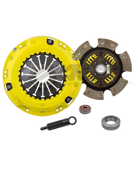 Toyota Supra 2.6L, 4ME 1/79-8/80 2.8L, 5ME 8/80-8/81 HD/Race Sprung 6 Pad ACT Clutch Kit Torque Capacity 355ft/lbs Toyota Supra 2.6L, 4ME 1/79-8/80 2.8L, 5ME 8/80-8/81 HD/Race Sprung 6 Pad ACT Clutch Kit Torque Capacity 355ft/lbs