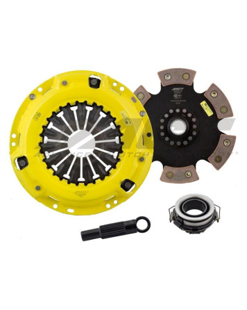 Toyota MR-2 2.0L Turbo (3SGTE) 91-95 XT/ Race Rigid 6 pad ACT Clutch Kit Torque Capacity 645ft/lbs