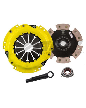 Toyota MR-2 6/85-89 Sport/Race Rigid 6 Pad ACT Clutch Kit Torque Capacity 285ft/lbs