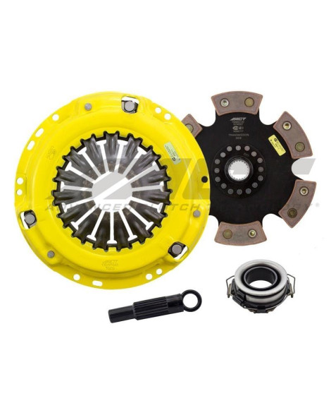 Toyota MR-2 2.0LTurbo (3SGTE) 91-95 HD/ Race Rigid 6 pad ACT Clutch Kit Torque Capacity 500ft/lbs Toyota MR-2 2.0LTurbo (3SGTE) 91-95 HD/ Race Rigid 6 pad ACT Clutch Kit Torque Capacity 500ft/lbs