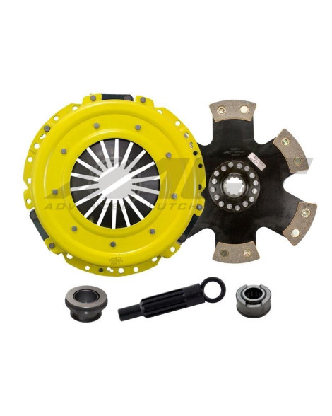 Ford Mustang 4.6L 99-04 Sport/Race Rigid 6 Pad ACT Clutch Kit Torque Capacity 647ft/lbs Ford Mustang 4.6L 99-04 Sport/Race Rigid 6 Pad ACT Clutch Kit Torque Capacity 647ft/lbs