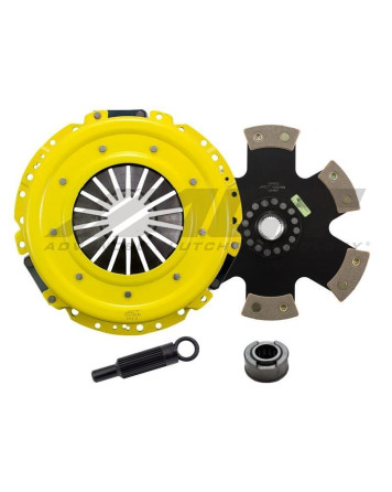 Ford Mustang GT 4.6L 8CYL 05-10 Sport/Race Rigid 6 Pad ACT Clutch Kit Torque Capacity 645ft/lbs 26 Spline
