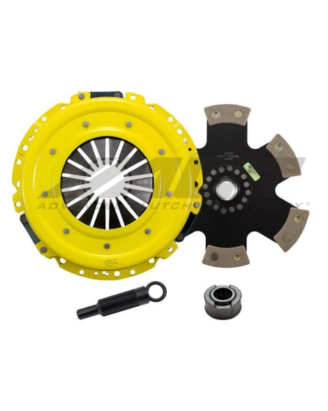 Ford Mustang GT 4.6L 8CYL 05-10 Sport/Race Rigid 6 Pad ACT Clutch Kit Torque Capacity 645ft/lbs 26 Spline Ford Mustang GT 4.6L 8CYL 05-10 Sport/Race Rigid 6 Pad ACT Clutch Kit Torque Capacity 645ft/lbs 26 Spline