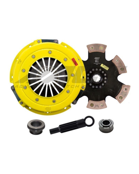 Ford Mustang 4.6L 96-01 XT/Race Rigid 6 Pad ACT Clutch Kit Torque Capacity 735ft/lbs Ford Mustang 4.6L 96-01 XT/Race Rigid 6 Pad ACT Clutch Kit Torque Capacity 735ft/lbs