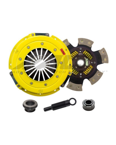 Ford Mustang 4.6L 96-01 XT/Race Sprung 6 Pad ACT Clutch Kit Torque Capacity 735ft/lbs 26 Spline Ford Mustang 4.6L 96-01 XT/Race Sprung 6 Pad ACT Clutch Kit Torque Capacity 735ft/lbs 26 Spline