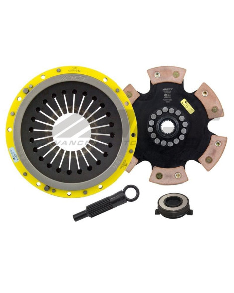 Porsche 911 (964/993) 3.3L/3.6L 91-98 HD/Race Rigid 6 Pad ACT Clutch Kit Torque Capacity 880ft/lbs Porsche 911 (964/993) 3.3L/3.6L 91-98 HD/Race Rigid 6 Pad ACT Clutch Kit Torque Capacity 880ft/lbs