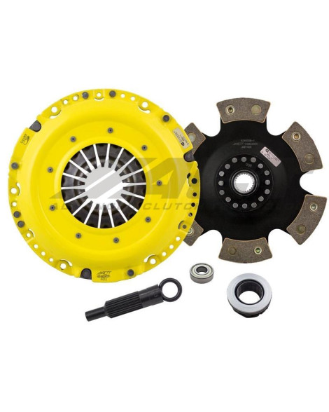 Porsche Boxster S (986) 3.2L 00-02 HD/Race Rigid 6 Pad ACT Clutch Kit Torque Capacity 670ft/lbs Porsche Boxster S (986) 3.2L 00-02 HD/Race Rigid 6 Pad ACT Clutch Kit Torque Capacity 670ft/lbs