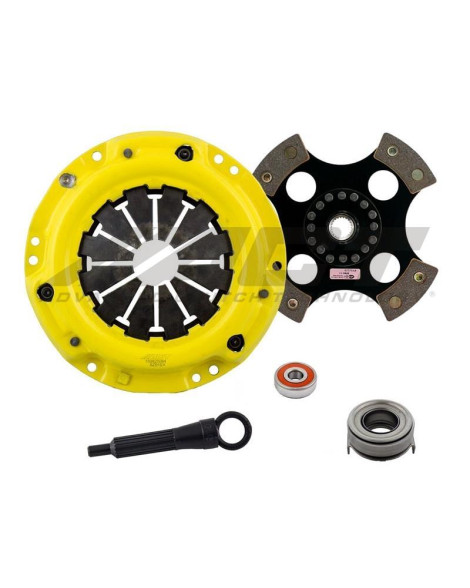 Suzuki Swift 1.3L (SOHC & DOHC) 89-00 XT/Race Rigid 4 Pad ACT Clutch Kit Torque Capacity 290ft/lbs Suzuki Swift 1.3L (SOHC & DOHC) 89-00 XT/Race Rigid 4 Pad ACT Clutch Kit Torque Capacity 290ft/lbs