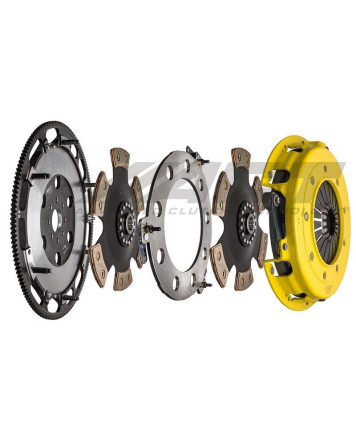 Ford Mustang 4.6L 8CYL 05-10 Twin Disc HD Race Kit ACT Clutch Kit Torque Capacity 1141ft/lbs 8 Bolt