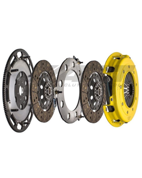 Ford Mustang 4.6L 8CYL 05-10 Twin Disc HD Street Kit ACT Clutch Kit Torque Capacity 891ft/lbs 6 Bolt 26 Spline Ford Mustang 4.6L 8CYL 05-10 Twin Disc HD Street Kit ACT Clutch Kit Torque Capacity 891ft/lbs 6 Bolt 26 Spline
