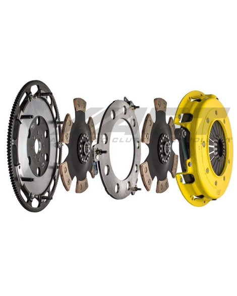 Ford Mustang 4.6L 8CYL 05-10 Twin Disc XT Race Kit ACT Clutch Kit Torque Capacity 1263ft/lbs 8 Bolt Ford Mustang 4.6L 8CYL 05-10 Twin Disc XT Race Kit ACT Clutch Kit Torque Capacity 1263ft/lbs 8 Bolt