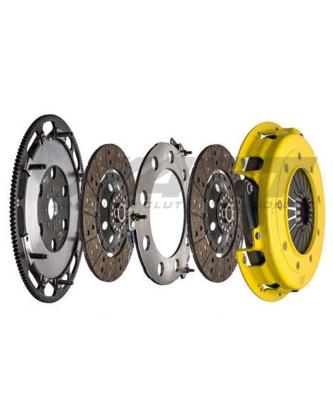 Ford Mustang 4.6L 8CYL 05-10 Twin Disc XT Street Kit ACT Clutch Kit Torque Capacity 986ft/lbs 8 Bolt 26 Spline Ford Mustang 4.6L 8CYL 05-10 Twin Disc XT Street Kit ACT Clutch Kit Torque Capacity 986ft/lbs 8 Bolt 26 Spline