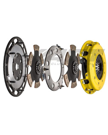 Ford Mustang 4.6L 8CYL 05-10 Twin Disc MaXX XT Race Kit ACT Clutch Kit Torque Capacity 1496ft/lbs 8 Bolt