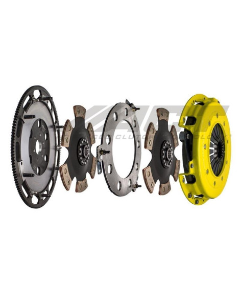 Ford Mustang 4.6L 8CYL 05-10 Twin Disc MaXX XT Race Kit ACT Clutch Kit Torque Capacity 1496ft/lbs 6 Bolt Ford Mustang 4.6L 8CYL 05-10 Twin Disc MaXX XT Race Kit ACT Clutch Kit Torque Capacity 1496ft/lbs 6 Bolt