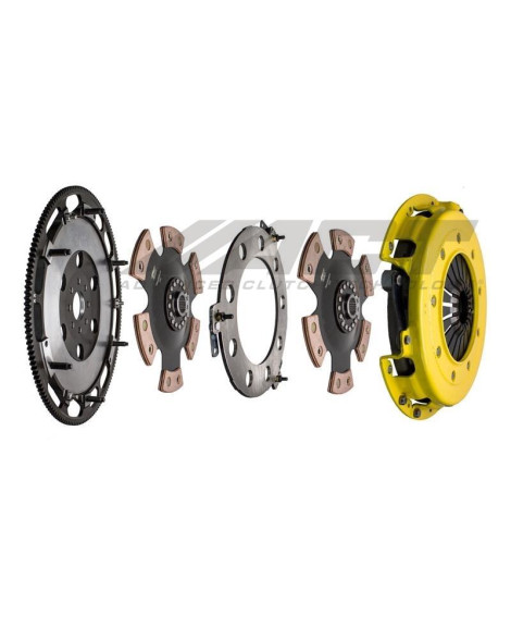 Ford Mustang 4.6L 96-01 Twin Disc MaXX XT Race Kit ACT Clutch Kit Torque Capacity 1496ft/lbs 26 Spline 8 Bolt