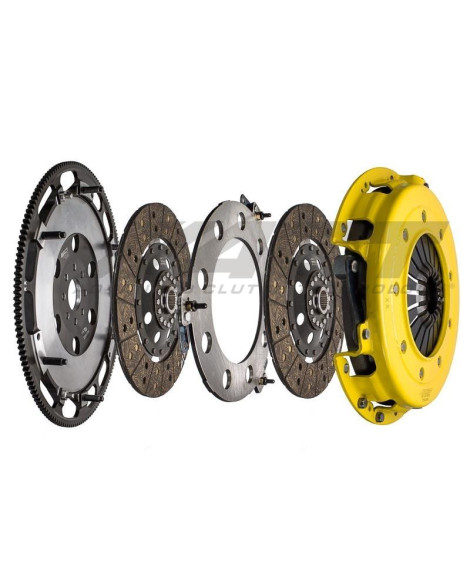Ford Mustang 4.6L 8CYL 05-10 Twin Disc MaXX XT Street Kit ACT Clutch Kit Torque Capacity 1169ft/lbs 8 Bolt 26 Spline Ford Mustang 4.6L 8CYL 05-10 Twin Disc MaXX XT Street Kit ACT Clutch Kit Torque Capacity 1169ft/lbs 8 Bolt 26 Spline