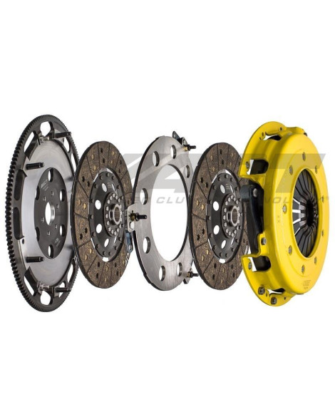 Ford Mustang 4.6L 8CYL 05-10 Twin Disc MaXX XT Street Kit ACT Clutch Kit Torque Capacity 1169ft/lbs 6 Bolt 26 Spline Ford Mustang 4.6L 8CYL 05-10 Twin Disc MaXX XT Street Kit ACT Clutch Kit Torque Capacity 1169ft/lbs 6 Bolt 26 Spline