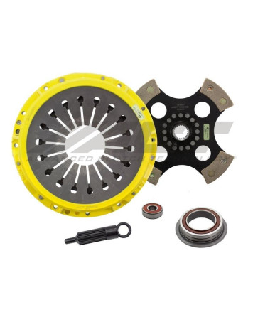 Toyota Chaser 2.5L Turbo 1JZGTE 91-96 HD/Race Rigid 4 Pad ACT Clutch Kit Torque Capacity 570ft/lbs