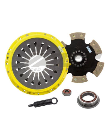 Toyota Chaser 2.5L Turbo 1JZGTE 91-96 HD/Race Rigid 6 Pad ACT Clutch Kit Torque Capacity 570ft/lbs