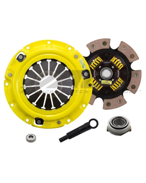 Mazda MX-6 (Non-Turbo) 88-92 XT/Race Sprung 6 Pad ACT Clutch Kit Torque Capacity 470ft/lbs Mazda MX-6 (Non-Turbo) 88-92 XT/Race Sprung 6 Pad ACT Clutch Kit Torque Capacity 470ft/lbs