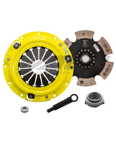 Mazda MX-6 (Non-Turbo) 88-92 XT/Race Rigid 6 Pad ACT Clutch Kit Torque Capacity 470ft/lbs Mazda MX-6 (Non-Turbo) 88-92 XT/Race Rigid 6 Pad ACT Clutch Kit Torque Capacity 470ft/lbs