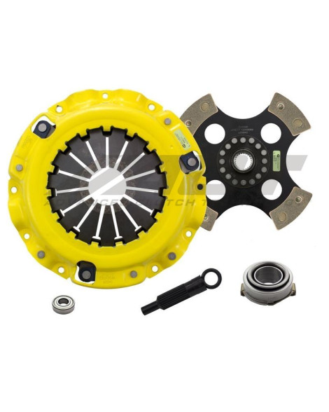 Mazda MX-6 (Turbo) 88-92 HD/Race Rigid 4 Pad ACT Clutch Kit Torque Capacity 420ft/lbs Mazda MX-6 (Turbo) 88-92 HD/Race Rigid 4 Pad ACT Clutch Kit Torque Capacity 420ft/lbs