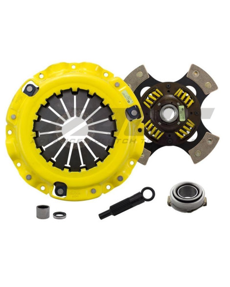 Mazda RX-7 1.3L (Turbo) (Chassis FC) 86-92 HD/Race Sprung 4 Pad ACT Clutch Kit Torque Capacity 420ft/lbs Mazda RX-7 1.3L (Turbo) (Chassis FC) 86-92 HD/Race Sprung 4 Pad ACT Clutch Kit Torque Capacity 420ft/lbs