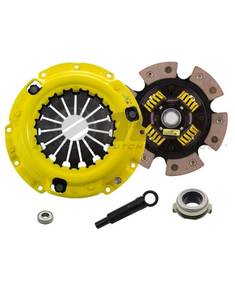 Mazda MX-6 2.0L 92-97 HD/Race Sprung 6 Pad ACT Clutch Kit Torque Capacity 354ft/lbs Mazda MX-6 2.0L 92-97 HD/Race Sprung 6 Pad ACT Clutch Kit Torque Capacity 354ft/lbs