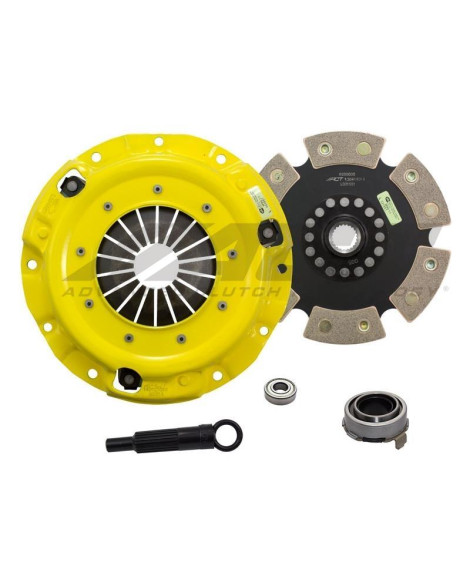 Mazda Miata MX-5 1.6L 90-93 HD/Race Rigid 6 Pad ACT Clutch Kit Torque Capacity 250ft/lbs Mazda Miata MX-5 1.6L 90-93 HD/Race Rigid 6 Pad ACT Clutch Kit Torque Capacity 250ft/lbs