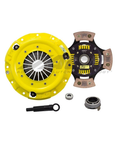 Mazda Miata MX-5 1.6L 90-93 XT/Race Sprung 4 Pad ACT Clutch Kit Torque Capacity 350ft/lbs Mazda Miata MX-5 1.6L 90-93 XT/Race Sprung 4 Pad ACT Clutch Kit Torque Capacity 350ft/lbs