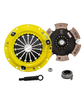 Mazda Miata MX-5 1.8L (Inc. Mazdaspeed) 94-05 HD/Race Rigid 6 Pad ACT Clutch Kit Torque Capacity 310ft/lbs