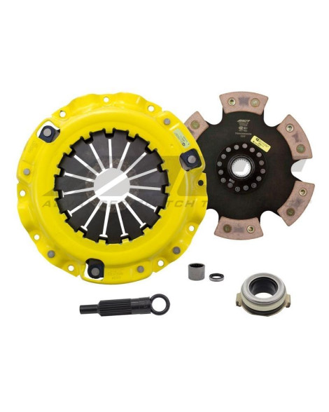 Mazda RX-8 03-11 HD/Race Rigid 6 Pad ACT Clutch Kit Torque Capacity 420ft/lbs Mazda RX-8 03-11 HD/Race Rigid 6 Pad ACT Clutch Kit Torque Capacity 420ft/lbs