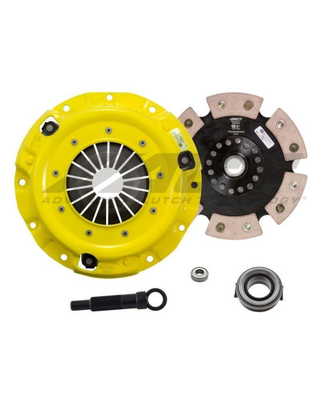 Mazda 2 1.5L 11-14 HD/Race Rigid 6 Pad ACT Clutch Kit Torque Capacity 250ft/lbs Mazda 2 1.5L 11-14 HD/Race Rigid 6 Pad ACT Clutch Kit Torque Capacity 250ft/lbs