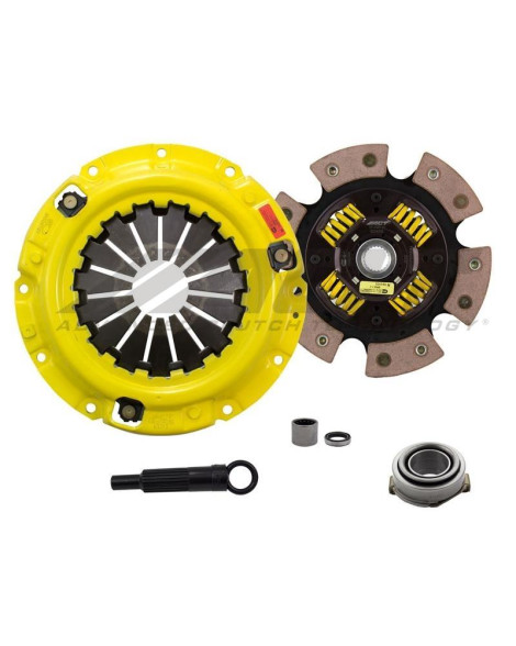 Mazda RX-7 1.1L/ 1.3L (Non-Turbo) 83-92 HD/Race Sprung 6 Pad ACT Clutch Kit Torque Capacity 345ft/lbs Mazda RX-7 1.1L/ 1.3L (Non-Turbo) 83-92 HD/Race Sprung 6 Pad ACT Clutch Kit Torque Capacity 345ft/lbs