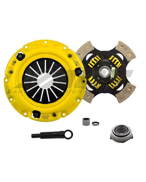 Mazda RX-7 1.1L/ 1.3L (Non-Turbo) 83-92 XT/Race Sprung 4 Pad ACT Clutch Kit Torque Capacity 450ft/lbs Mazda RX-7 1.1L/ 1.3L (Non-Turbo) 83-92 XT/Race Sprung 4 Pad ACT Clutch Kit Torque Capacity 450ft/lbs