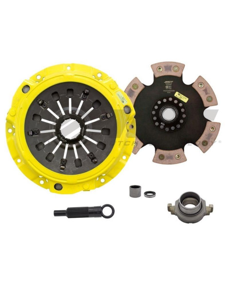 Mazda RX-7 Twin Turbo (Chassis FD) 96-99 XT-M/Race Rigid 6 Pad ACT Clutch Kit Torque Capacity 575ft/lbs Mazda RX-7 Twin Turbo (Chassis FD) 96-99 XT-M/Race Rigid 6 Pad ACT Clutch Kit Torque Capacity 575ft/lbs