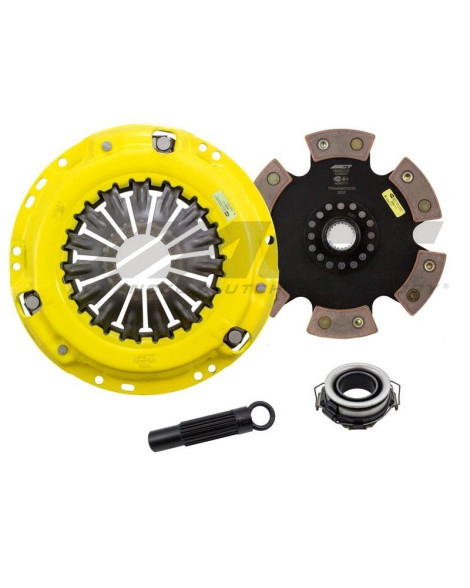 Toyota Celica 2.0L Turbo AWD (3SGTE) 89-93 XT/ Race Rigid 6 pad ACT Clutch Kit Torque Capacity 645ft/lbs Toyota Celica 2.0L Turbo AWD (3SGTE) 89-93 XT/ Race Rigid 6 pad ACT Clutch Kit Torque Capacity 645ft/lbs