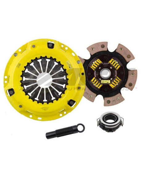 Toyota Celica 2.0L Turbo AWD (3SGTE) 89-93 HD/ Race Sprung 6 pad ACT Clutch Kit Torque Capacity 500ft/lbs Toyota Celica 2.0L Turbo AWD (3SGTE) 89-93 HD/ Race Sprung 6 pad ACT Clutch Kit Torque Capacity 500ft/lbs