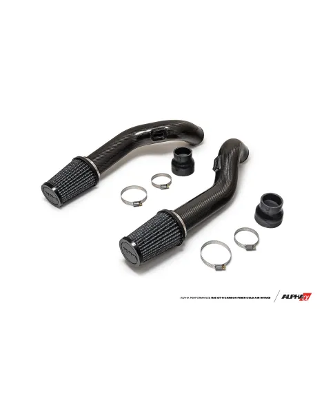 Nissan R35 GTR 09- CBA/DBA AMS Performance Alpha Carbon Fiber Cold Air Intake Nissan R35 GTR 09- CBA/DBA AMS Performance Alpha Carbon Fiber Cold Air Intake