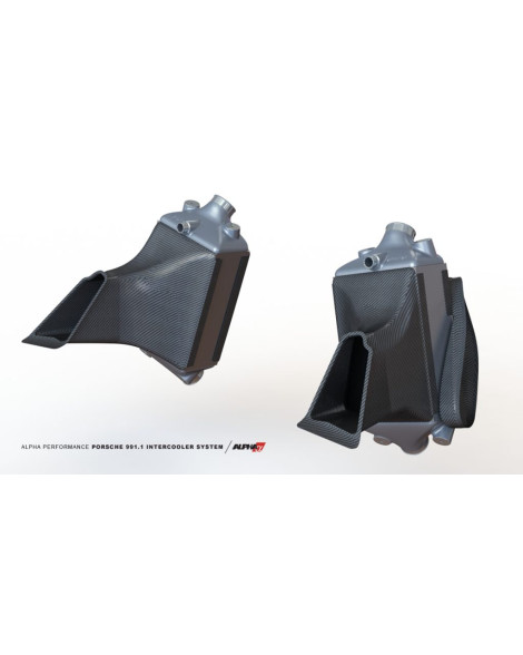 Porsche 911 991.1 Turbo/Turbo S 13-15 AMS Performance Alpha Intercooler System Porsche 911 991.1 Turbo/Turbo S 13-15 AMS Performance Alpha Intercooler System
