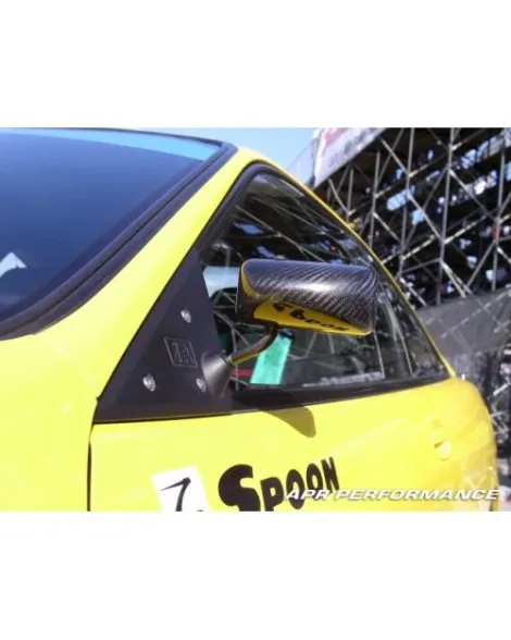 Honda Acura / Integra 94-01 APR Performance Formula 3 Carbon Fibre Mirror/Black Honda Acura / Integra 94-01 APR Performance Formula 3 Carbon Fibre Mirror/Black