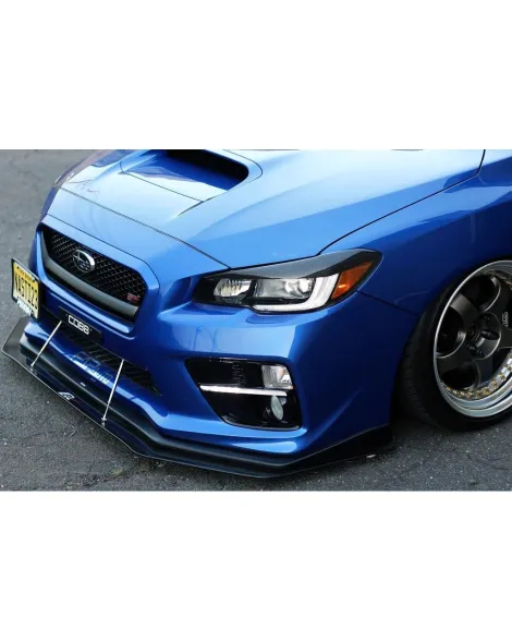 Subaru WRX/STI 15-17 w/Factory Lip APR Performance Carbon Fibre Wind Splitter With Rods Subaru WRX/STI 15-17 w/Factory Lip APR Performance Carbon Fibre Wind Splitter With Rods