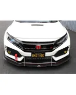 Honda Civic Type R FK8 17-21 W/ OEM Lip APR Performance Carbon Fibre Wind Splitter With Rods Honda Civic Type R FK8 17-21 W/ OEM Lip APR Performance Carbon Fibre Wind Splitter With Rods