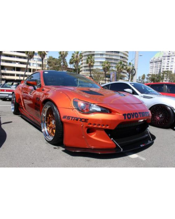 Toyota GT86 / Subaru BRZ Rocket Bunny Ver. II 13-16 APR Performance Carbon Fibre Wind Splitter With Rods