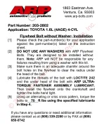 Toyota Corolla / AE86 / Celica / MR2 4AGE ARP Flywheel Bolt Kit (8 PCS) Toyota Corolla / AE86 / Celica / MR2 4AGE ARP Flywheel Bolt Kit (8 PCS)