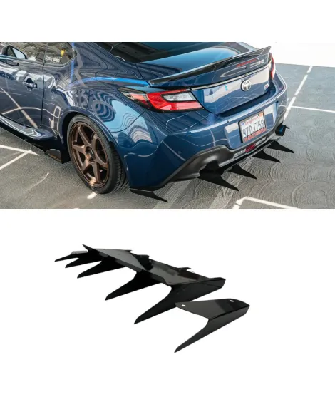 Toyota GR86 / BRZ 22+ Aeroflow Dynamics Rear Diffuser V5 Aggressive Toyota GR86 / BRZ 22+ Aeroflow Dynamics Rear Diffuser V5 Aggressive