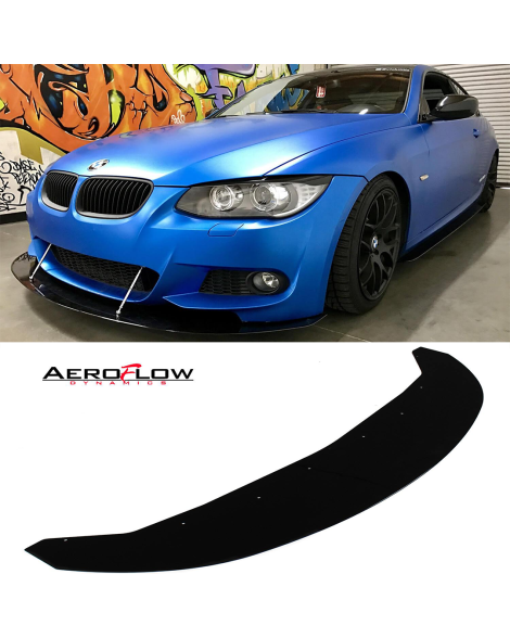 BMW 328i/335i Coupe/Vert E92/E93 07-12 (M-Sport Bumper) Aeroflow Dynamics Front Splitter V1 BMW 328i/335i Coupe/Vert E92/E93 07-12 (M-Sport Bumper) Aeroflow Dynamics Front Splitter V1