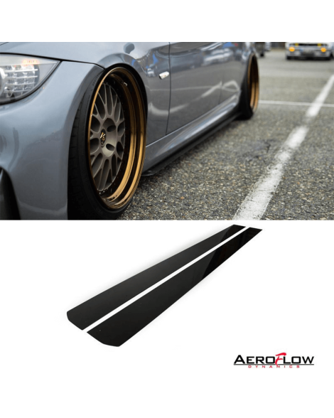 BMW 328i/335i Sedan E90 06-13 Aeroflow Dynamics Side Skirt Extensions V1 BMW 328i/335i Sedan E90 06-13 Aeroflow Dynamics Side Skirt Extensions V1
