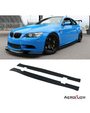 BMW E92/E93 M3 Coupe/Vert 08-13 Aeroflow Dynamics Side Skirt Extension V1